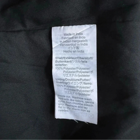 J Crew Black Gold Hearts Dress Crew Neck Short Sleeve Knee Length Sheath 8 NEW - Picture 10 of 10